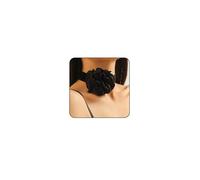 ONBRIG Flower Necklaces for Women Red Rose Choker Necklace for Women Black Velvet Choker Necklace Floral Choker Necklace Spring Summer Necklace Flower Jewelry, 16 inch, Metal, No Gemstone