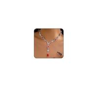 ONBRIG Gothic Necklaces for Women Black Choker Necklace Gothic Jewelry Halloween Necklace Goth Accessories for Women Halloween Jewelry (Red)