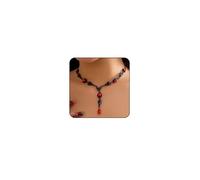 ONBRIG Gothic Necklaces for Women Black Choker Necklace Gothic Jewelry Halloween Necklace Goth Accessories for Women Halloween Jewelry (Black)