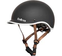 OnBros Bike Helmet Men Women Adjustable Scooter Skateboard Commuter | Lightweight Helmet, Urban Bicycle Helmets Size 56-61CM. 14 vents, removable sweat-wicking lining, dial fit 56-61cm.