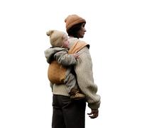 Onbuhimo Up&Go Studio Romeo Baby Carrier Simple, Comfortable and Adjustable, Versatile Physiological Back and Belly without Belt, from 6 Months up to 15 kg (Camel)