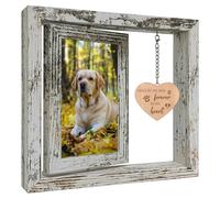 Once by My Side Forever in My Heart Pet Bereavement Photo Frame Dog Loss Remembrance Memorial Gifts Keepsake (Dis Two 15x10 cm)