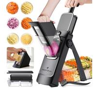 ONCE FOR ALL Safe Mandoline Slicer 5 in 1 Vegetable Chopper