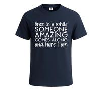 Once in A White Somone Amzing Graphic Party T-Shirt for Mens Novelty Tee Top
