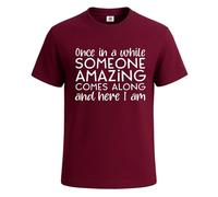 Once in A White Somone Amzing Graphic Party T-Shirt for Mens Novelty Tee Top