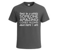 Once in A White Somone Amzing Graphic Party T-Shirt for Mens Novelty Tee Top
