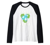 Once is Not Enough Recycle Raglan Baseball Tee