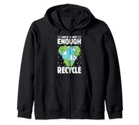 Once Is Not Enough Recycle Zip Hoodie