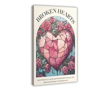 Once Upon A Broken Heart Poster Canvas Poster Wall Art Decor Print Picture Paintings for Living Room Bedroom Decoration 20x30inch(50x75cm)