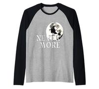 Once Upon a Midnight Dreary Raglan Baseball Tee