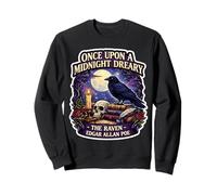 Once Upon A Midnight Dreary The Raven Edgar Allan Poe Fan Sweatshirt