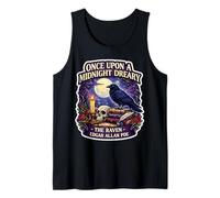 Once Upon A Midnight Dreary The Raven Edgar Allan Poe Fan Tank Top