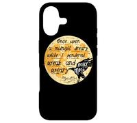 Once Upon A Midnight Edgar Allan Poe The Raven Quote Case for iPhone 17