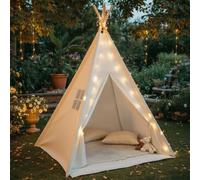 Once Upon A… - Teepee Tent for Kids, Soft Cotton Canvas (Ages 3+)