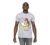 Once Upon A Time Belle Cotton T-Shirt Beauty And The Beast Grey L