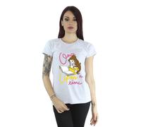 Once Upon A Time Belle Cotton T-Shirt Beauty And The Beast Grey M