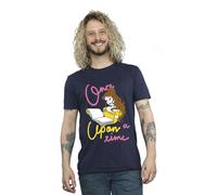 Once Upon A Time Belle Cotton T-Shirt Beauty And The Beast Navy XXL