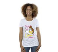 Once Upon A Time Belle Cotton T-Shirt Beauty And The Beast White M