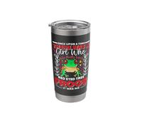 Once Upon A Time Girl Who Really Loved Red Eyed Tree Frogs Stainless Steel Insulated Tumbler