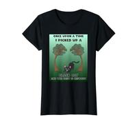 Once Upon a time I Picked up a Black cat the Rest is History Value Graphic T-Shirt, Women, Black, L