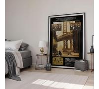 Once Upon a Time in America (1984) Framed Classic-Cult Movie Poster Print Wall Art Image Home Decor Artworks Framed Poster Different Sizes and Colours
