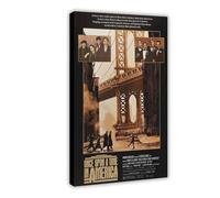 Once Upon A Time in America (1985) Movie Poster Canvas Poster Bedroom Decor Landscape Office Room Decor Gift 20x30inch(50x75cm)