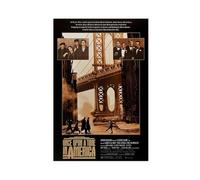Once Upon A Time in America (1985) Movie Poster Canvas Poster Bedroom Decor Landscape Office Room Decor Gift 16x24inch(40x60cm)
