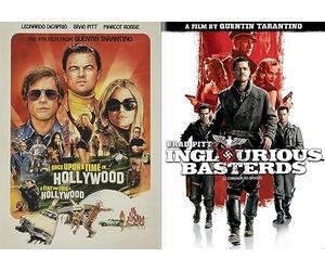 Once Upon a Time In Hollywood / Inglourious Basterds (Brad Pitt & Quentin Tarantino DVD 2-Pack)