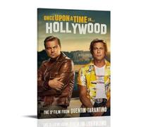 Once Upon A Time in HollywoodPainting Art Poster Canvas Art Wall Decoration Home Bedroom Aesthetics Painter Living Deco Strong Wall Painting Room DecoratedFrame-style24x36inch(60x90cm)