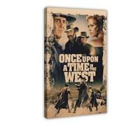 Once Upon A Time In The West Movie Poster Canvas Poster Bedroom Decor Landscape Office Room Decor Gift 16x24inch(40x60cm)