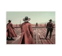 Once Upon A Time In The West Movie Poster Canvas Poster Bedroom Decor Landscape Office Room Decor Gift 12x18inch(30x45cm)