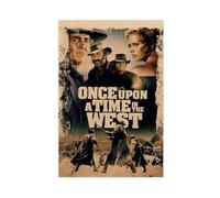 Once Upon A Time In The West Movie Poster Canvas Poster Bedroom Decor Landscape Office Room Decor Gift 24x36inch(60x90cm)