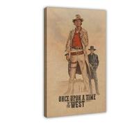 Once Upon A Time In The West Movie Poster Canvas Poster Bedroom Decor Landscape Office Room Decor Gift 20x30inch(50x75cm)