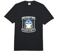 Once Upon a Time There was a Boy Who Loved Penguins Comfort Colors Adult Heavyweight T-Shirt