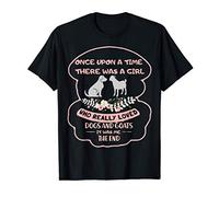 Once Upon A Time There Was A Girl Who Love Dogs And Goats T-Shirt
