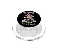 Once Upon A Time There Was A Girl Who Loved Dogs and Cows PopSockets PopGrip for MagSafe