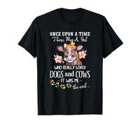 Once Upon A Time There Was A Girl Who Loved Dogs and Cows T-Shirt
