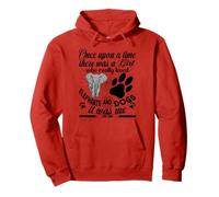Once Upon A Time There Was A Girl Who Loved Elephants & Dogs Pullover Hoodie