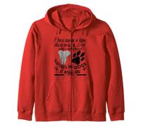 Once Upon A Time There Was A Girl Who Loved Elephants & Dogs Zip Hoodie