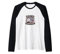 Once Upon a Time There was a Girl Who Loved Possums Raglan Baseball Tee