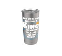 Once Upon a time There was a King. July 1959 Birthday Stainless Steel Insulated Tumbler