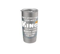 Once Upon a time There was a King. March 1994 Birthday Stainless Steel Insulated Tumbler