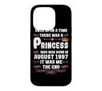 Once upon a time there was a princess. August 1997 Birthday Case for iPhone 14 Pro