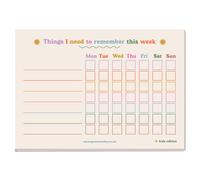 Once Upon a Tuesday A5 Kids Weekly Planner Pad