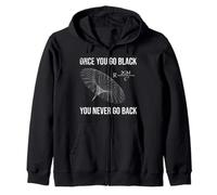 Once You Go Black You Never Go Back Physics Zip Hoodie