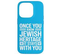 Once You Know Jewish Heritage It Stays With You Case for iPhone 14 Pro