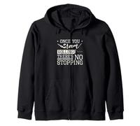 Once You Start Rolling There's No Stopping For House Painter Zip Hoodie