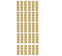 Onchdbfhuu 1000Pcs M3 Thread Knurled Brass Threaded Heat Set Heat Insert Embedment Nut,M3X5X4,for 3D Printer 2.4