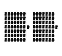 Onchdbfhuu 100X RJ45 Connector Jack Cat6 RJ45 Extension Coupler Ethernet Network LAN Cat 6 Coupler Jacks Extend Adapter