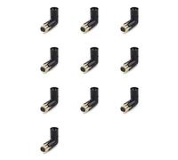 Onchdbfhuu 10Pcs 3Pin XLR Angle Adapter Adjustable Male to Female Right Angle XLR Adapter XLR 90 Degree Adapter